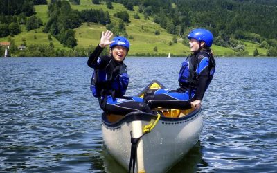 Eindrücke vom englischen Kanucamp