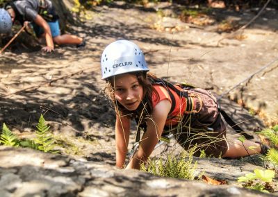 Klettern im Englischcamp