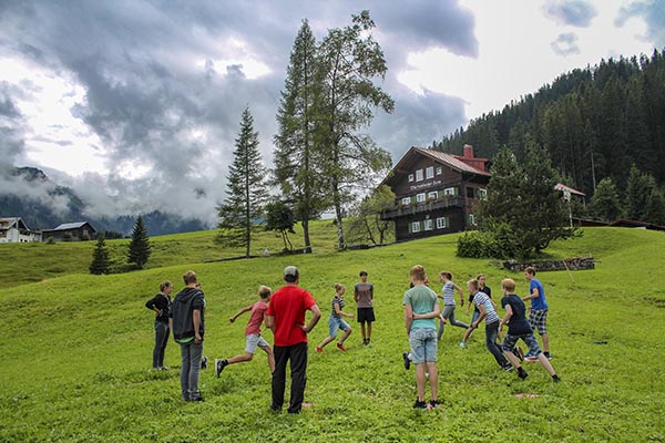 Sommercamp Mountains im Kleinwalsertal – first days