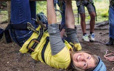 Team games and climbing at Sprachcamp Mountains II