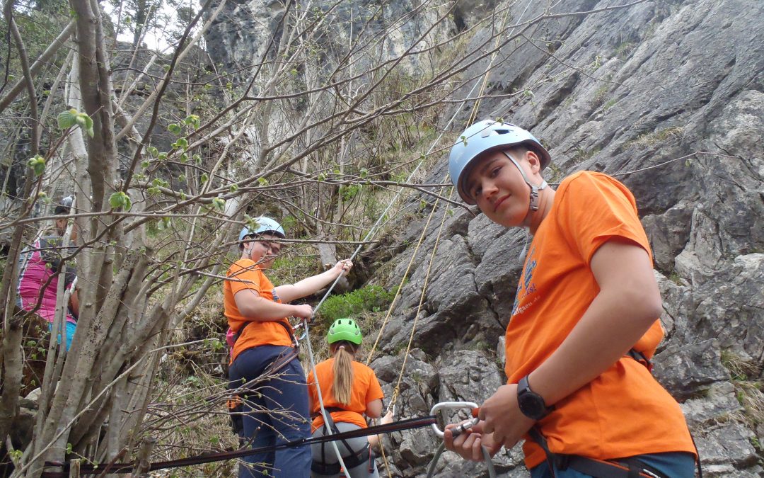 Eine ganze Woche Englischcamp – A Day Out Rock Climbing!